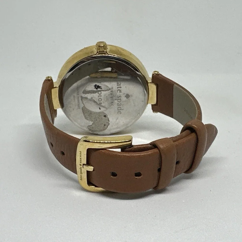 Kate Spade New York 0751 Women's Brown Mother Of Pearl Analog Dial Watch HME566